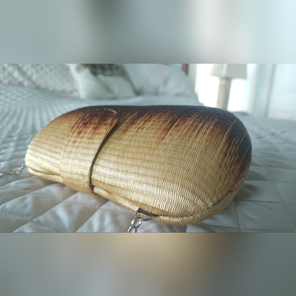 Straw Ombre Clutch | Vintage | Retro | - Picture 6 of 7